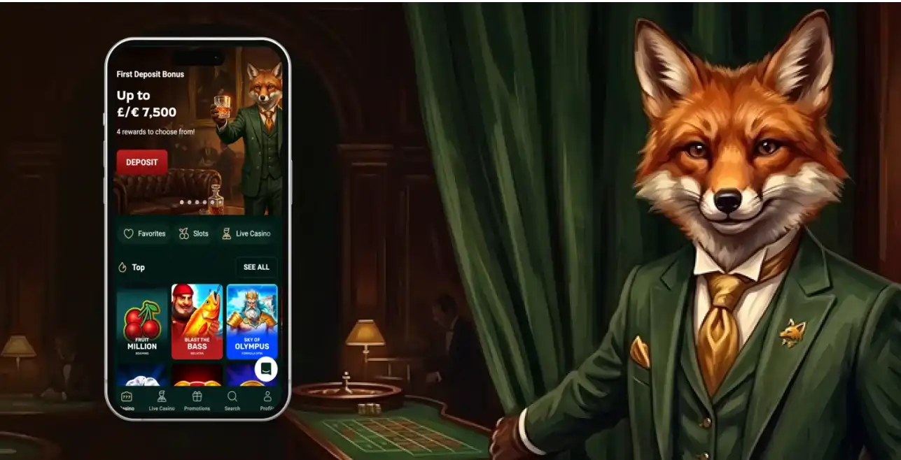 FlutterHall Casino App Screenshot